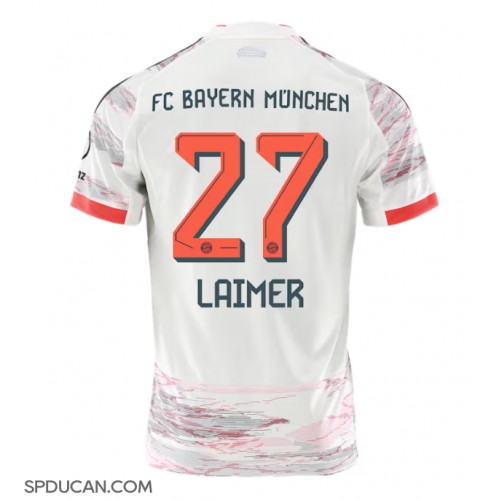 Muški Nogometni Dres Bayern Munich Konrad Laimer #27 Gostujuci 2025-26 Kratak Rukav